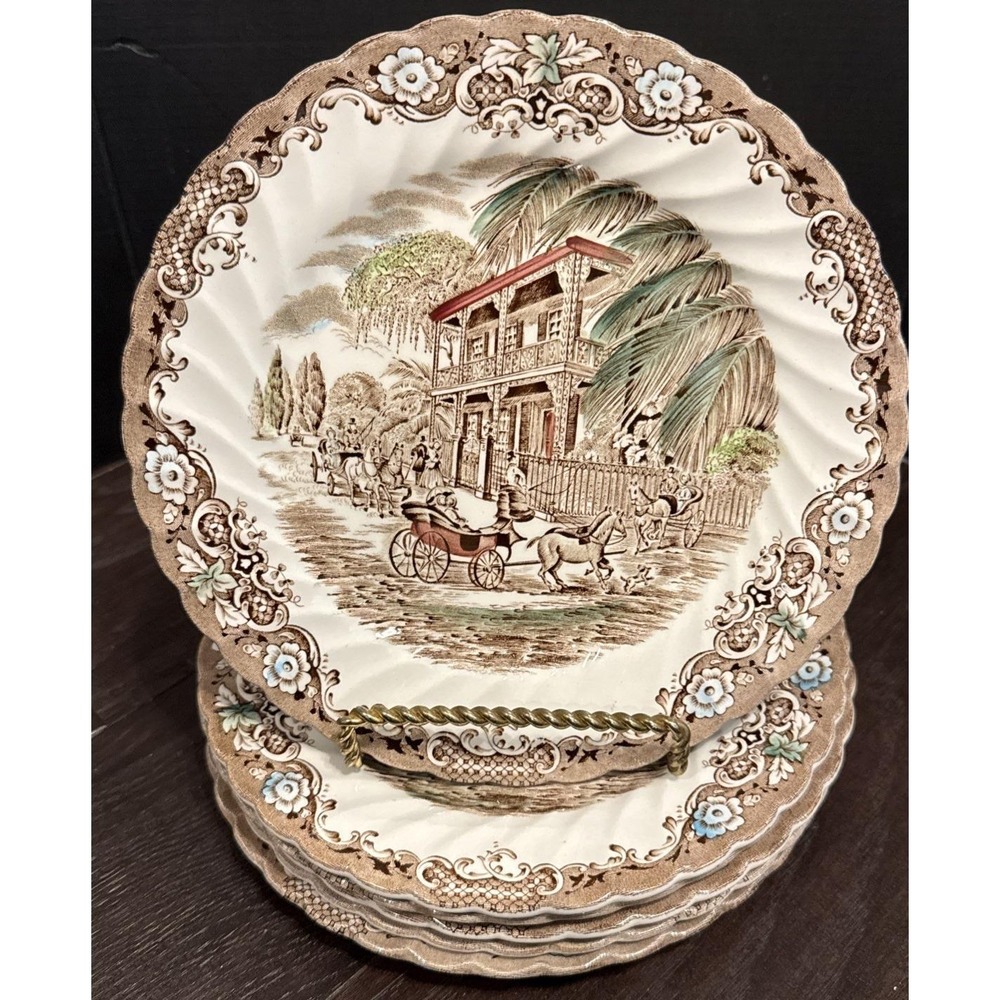 Heritage Hall French Provincial Salad Plates Plate Johnson Brothers Set Of 6